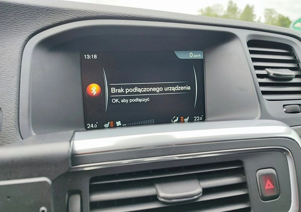 Volvo V60 cena 39900 przebieg: 278227, rok produkcji 2015 z Korsze małe 326
